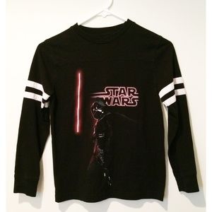 Starwars 2 Shirts+Shorts Size M M10-12 3 Item Lot